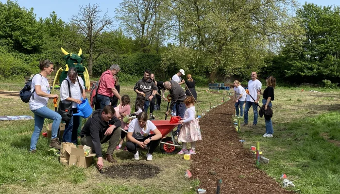 Kreativgarten als Treffpunkt im Quartier